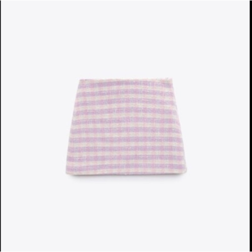 Zara tweed mini skirt